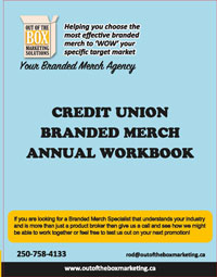 Credit Union Branded Merch Annual Workbook